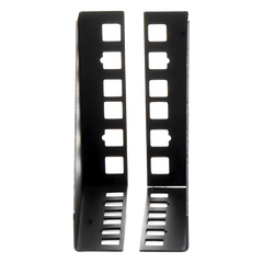 Par de Sujetadores para Instalación de Equipo Rackeable en Placa o Pared (hasta 2U), Puede soportar 10 Kg