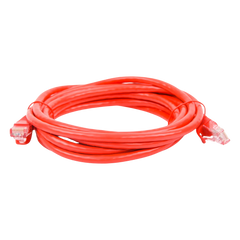 Cable de Parcheo UTP Cat6 - 3.0 Metros (9.84 Pies) - Rojo
