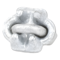 Nudo/ Perro/ Abrazadera Acero Forjado para Cable de 1/8", Galv. por Inmersión en Caliente.