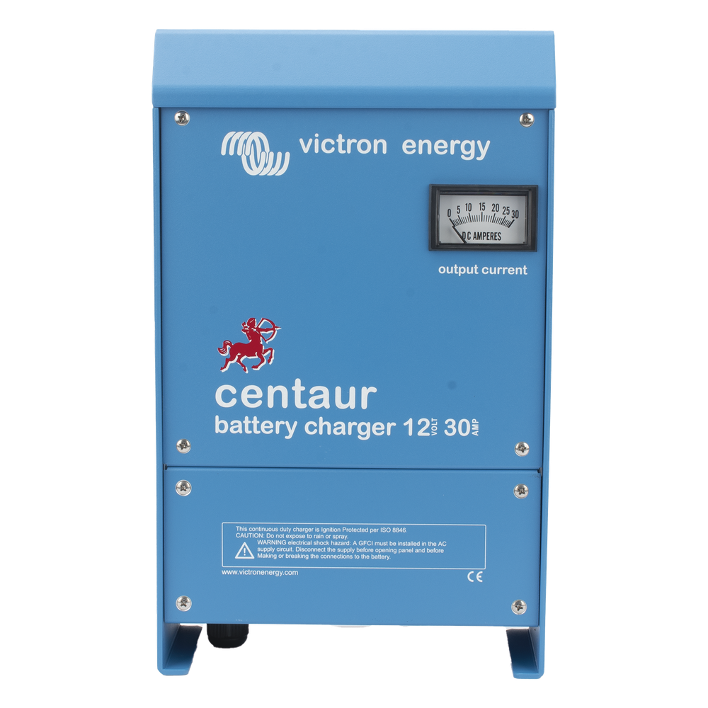 Cargador de Batería Centaur / Tecnología de Alta Frecuencia / Modelos 12-24 VDC / Carga 3 Etapas / 3 Salidas / Protección IP21