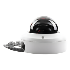 Domo TURBOHD 5 Megapixel / Lente Motorizado 2.7 - 13.5 mm / IR EXIR 40 mts / TVI-AHD-CVI-CVBS / IK10 / IP67 / dWDR / 12 Vcc / 24 VCA