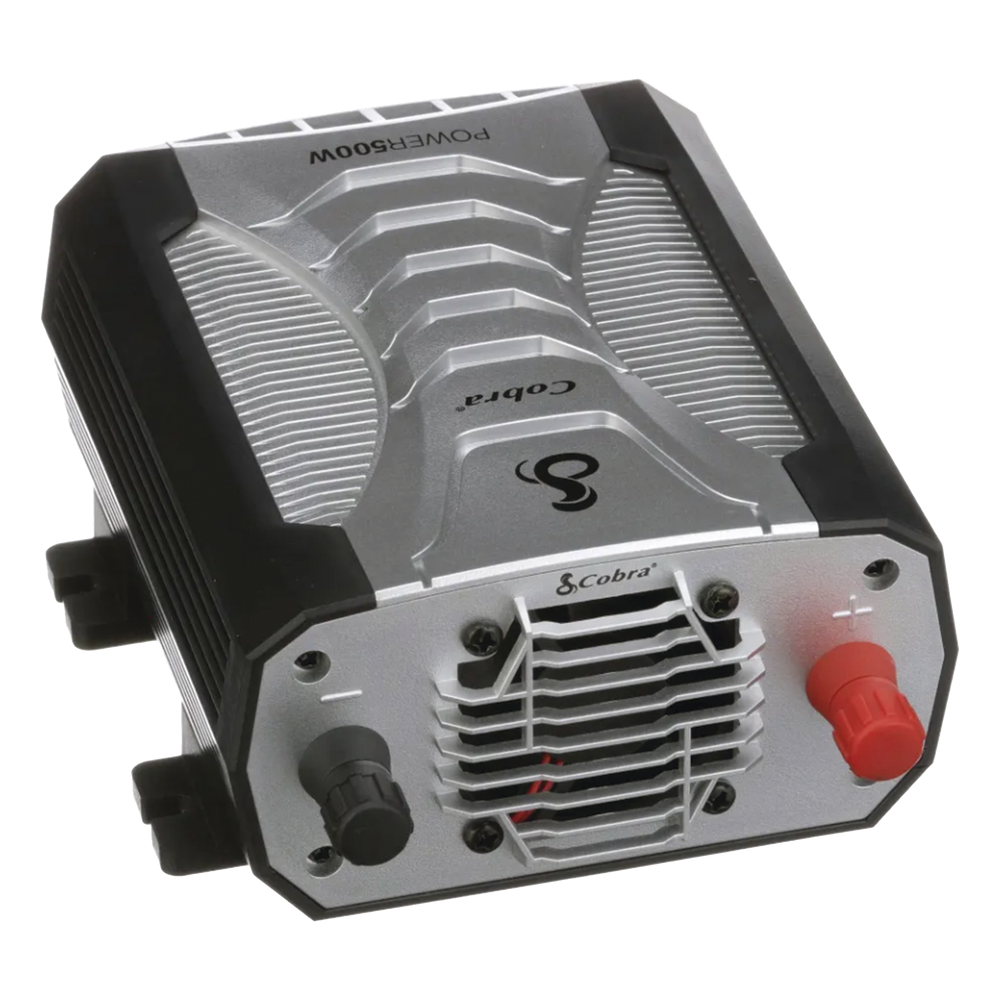 Inversor de Potencia / 500W Continuos / 1000W Pico / 2 Salidas AC GFCI / USB-A y USB-C Carga Rápida / Protección Pentagon / 12V DC a 115V AC