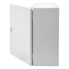 Gabinete de Acero, Nema 4 -IP 66 de 40 x 40 x 20 cm con Platina y certificado UL.