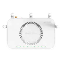 Router ONU GPON/EPON Wi-Fi 6 / 3000 Mbps (2.4 GHz + 5 GHz) / Puerto PON SC/UPC / 4 Puertos Gigabit LAN/WAN / Puerto USB 2.0 / 5 Antenas Externas / Mesh / 192 Clientes