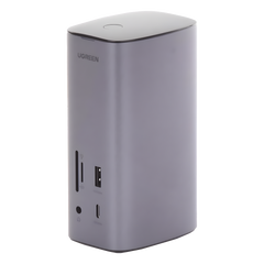 HUB USB-C (Docking Revodok Pro) 12 en 1 | 2 USB-A 3.0 | 1 USB-C PD Carga 100W | 1 USB-A 3.1 | 1 USB-C 3.1 | HDMI 4K | HDMI 8K Ultra HD | Display Port 4K | RJ45 (Gigabit) | Lector Tarjeta SD + Micro SD (TF) | Jack Audio 3.5mm.