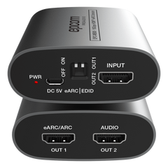 Extractor eARC HDMI | 18 Gbps | Audio Digital | Compatibilidad 4K HDR | Diseño Compacto