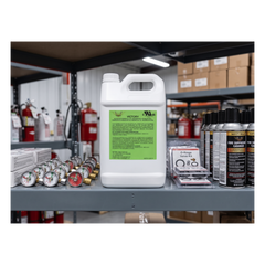 Galón para recarga de agente liquido, 6 L (1.6 gal), para extintores de cocina clase K, compatible con WC6L.