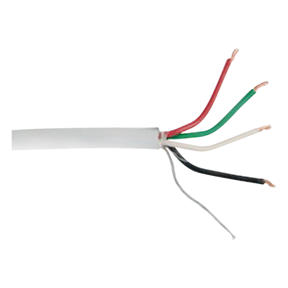 Bobina de 305 m (1000 ft) / Cable para Alarma 4x18 AWG / Blindado / Riser / Gris