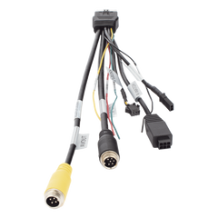 Cable adaptador / posibilita la inclusión de un canal IP, incorpora salida de video conector tipo aviación 4 pines y datos RS485 / compatible con modelo XMR406NAHD