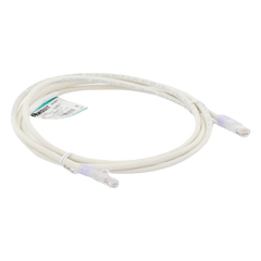 Cable de Parcheo UTP Categoría 6, con Plug Modular en Cada Extremo - 2 Metros (6.56 Pies) - Blanco Mate