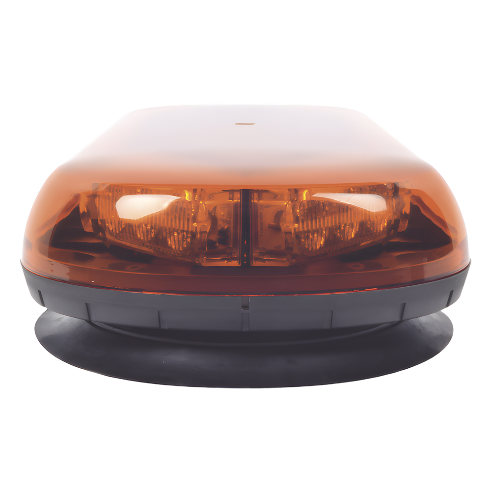 Mini Barra con 24 LED, Color Ámbar Con Montaje Magnético y de Succión