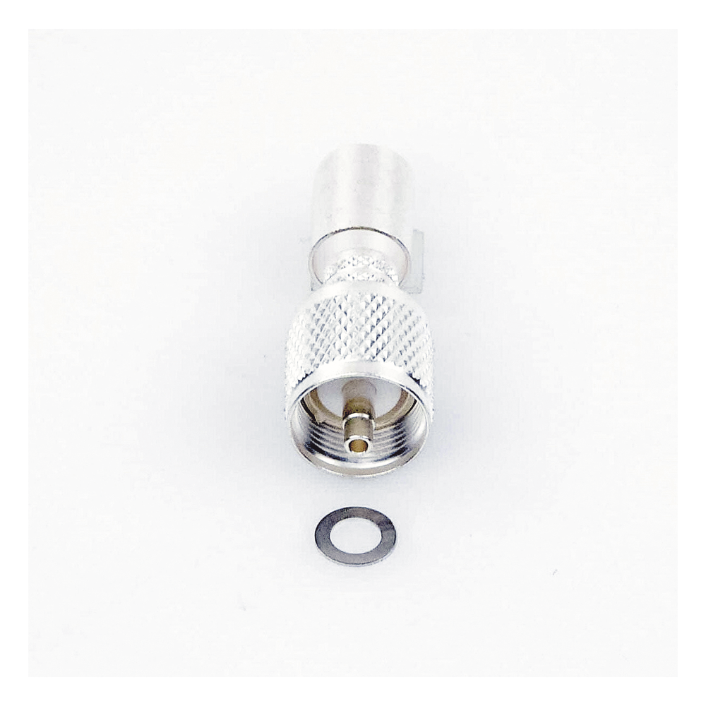 Conector UHF macho (PL-259) de anillo plegable para RG-8, BELDEN 8237, RG-213/U, 8267.