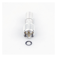 Conector UHF macho (PL-259) de anillo plegable para RG-8, BELDEN 8237, RG-213/U, 8267.