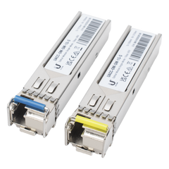 UFiber Módulo SFP, transceptor MiniGibic MonoModo 1 Gbps, distancia 3km, Simplex, un conector LC, incluye 2 tranceptores