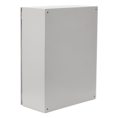 Gabinete de Acero, Nema 4 -IP 65 de 60 x 80 x 30 cm con Platina.