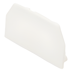 Tapa Final, para uso con canaleta T45, Material PVC Rígido, Color Blanco Mate