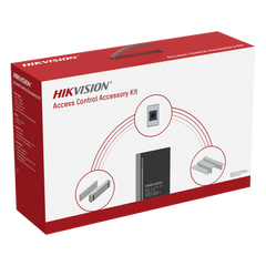 Kit HIKVISION para para Control de Acceso / Fuente 12 Vcd 2 A + Botón de Salida + Chapa Magnética 600 Lbs / Para Instalación de Control de Acceso Autónomo (Facial Min Moe, Teclados, Lectores de Huella, Etc...)