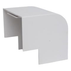 Esquinero Exterior Color Blanco de PVC Auto Axtinguible, Para Canaleta TMK-4577 (5510-02001)