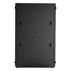 Gabinete FlexFusion™ XGL (Light) para Centros de Datos, 42 UR, 600 mm de Ancho, 1070 mm de Profundidad, Fabricado en Acero, Color Negro