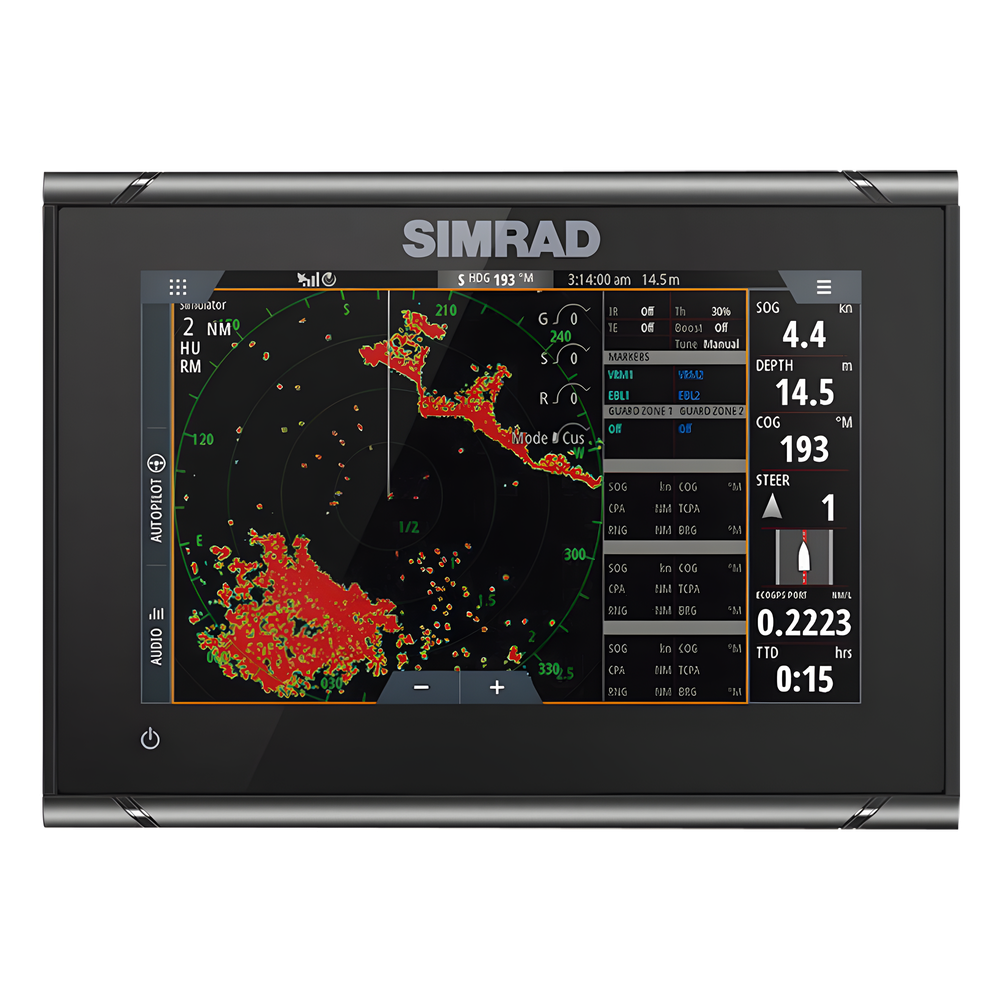 Pantalla Náutica GO7 XSR / GPS Integrado / Sonar y Radar / Pantalla Táctil 7" / Conectividad Inalámbrica / Compatible con NMEA 2000® / SteadySteer™ Autopilot / FishReveal™ Technology