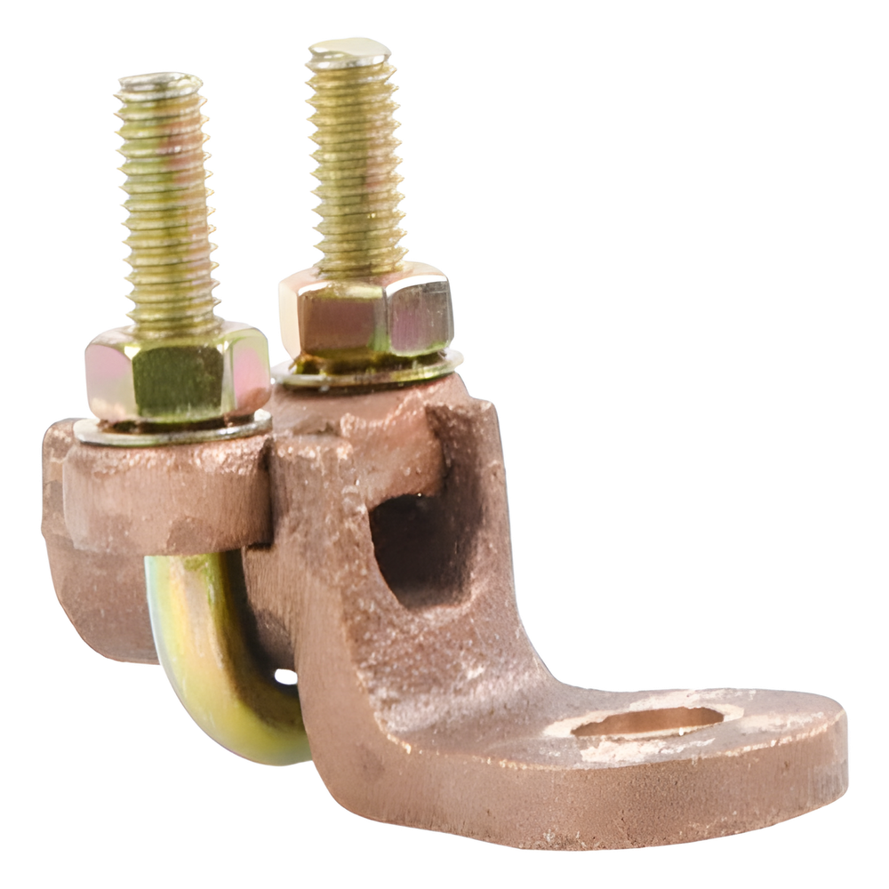 Conector de Bornes de 1/2" a Cable de Calibre 1/0 (cero) a 250 KCM.