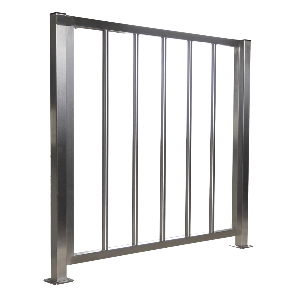 Puerta de Acero Inoxidable de Medio Cuerpo / Paso de 100 Centímetros de Ancho Ideal Para Dar Accesos que no Caben Por su Torniquete / Altura de 90 Centímetros