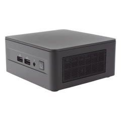 Mini PC NUC Barebone / Core i7-1360P (13 Gen) / Wi-Fi 6E + 2.5GbE / 2 x HDMI 2.1 / Bluetooth / No incluye Memoria RAM, SSD y S.O.  / Incluye fuente