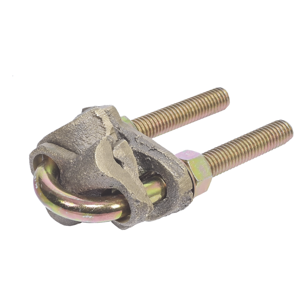 Conector X 2 Cables / Calibre 4-2/0 AWG / Bronce 100% / Unión Cruzada / Sin Soldadura / Baja Resistencia