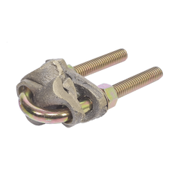 Conector X 2 Cables / Calibre 4-2/0 AWG / Bronce 100% / Unión Cruzada / Sin Soldadura / Baja Resistencia