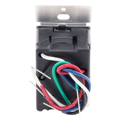 Interruptor de pared inteligente Claro on/off, 120 V con neutro, 5 A en LED y 600 W incandescente, funciona con control Pico y Smart Hub Caseta Wireless, color negro