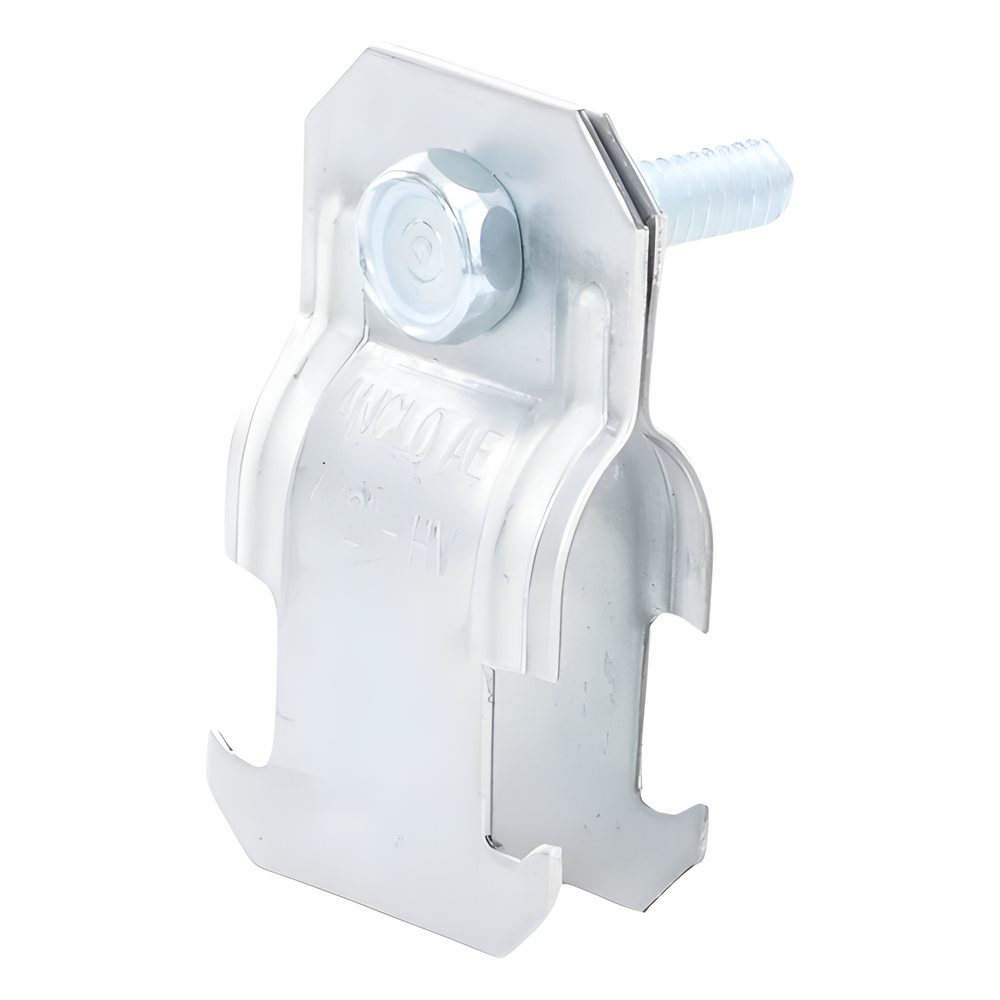 Abrazadera Unicanal para Conduit Pared Gruesa  y PVC de  1/2" (13 mm).