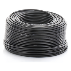 Cable Fotovoltaico Negro / 6mm² (10AWG) / Material COBRE /  2000V / Rollo de 100m
