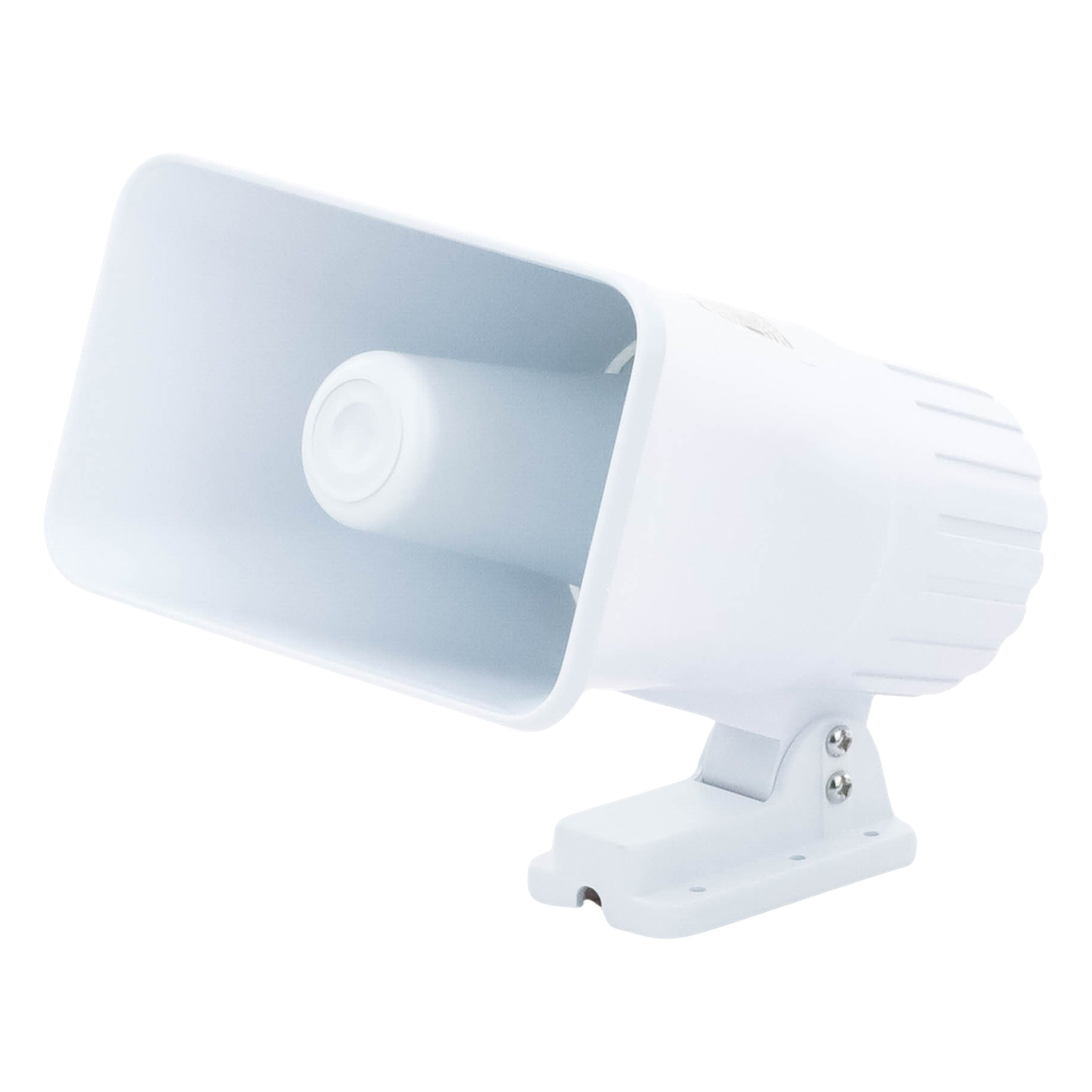 Sirena Cableada / 30 Watts / 120 dB / IP65 Exterior / Compatible con Cualquier Panel de Alarma / Policarbonato