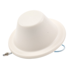 Antena Tipo Domo| 698-960/1710-2700 MHz, 2/4 dB | 75 Ohm, con conector F Hembra.