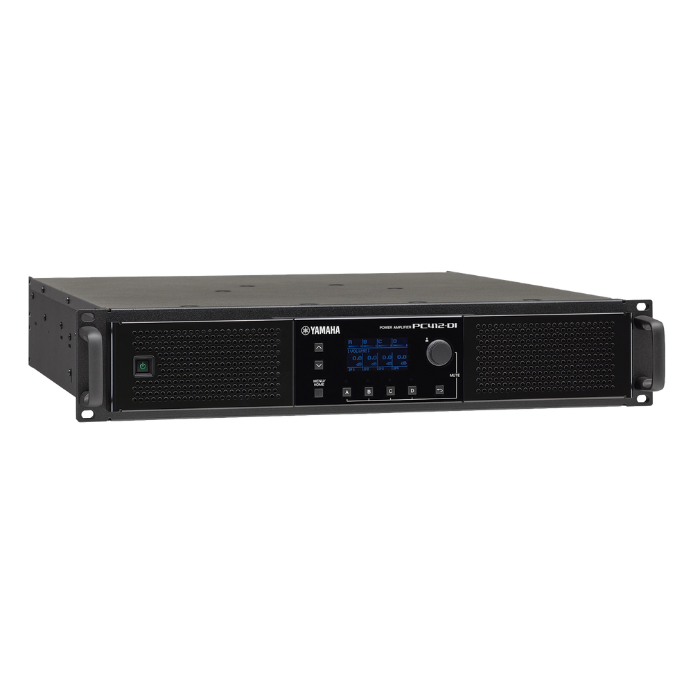 Amplificador de Audio de Alta Potencia |  4 x 1200w @ 8 ohms, 70/100V | DSP Integrado | Interfaz Dante