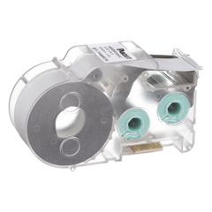 Casete de Etiquetas de Poliolefina de Cinta Continua, Tubo Termocontráctil, 8.6 mm de Ancho, 2.4 Metros (7.87 Pies) de Largo, Para Cables de 1.5 a 4.8 mm (18-12 AWG) de Diámetro, Color Blanco