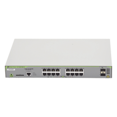 Switch Administrable CentreCOM GS970M, Capa 3 de 16 Puertos 10/100/1000 Mbps + 2 puertos SFP Gigabit