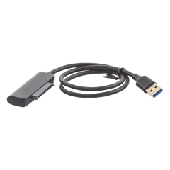 Cable Adaptador SATA a USB 3.0 | SATA 3.0/2.0 | Soporta HDD y SSD de 2.5" | Soporta S.M.A.R.T, TRIM, UASP | No Requiere Adaptador de Corriente | Cable 50 cm.