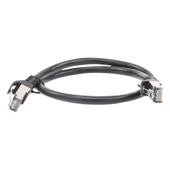 Cable de Parcheo FTP Cat6 - 0.5 Metros (1.64 Pies) - Negro