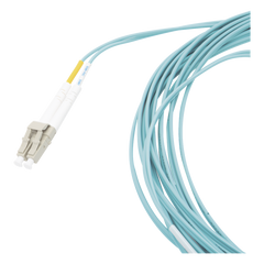 Jumper de Fibra Óptica Multimodo 50/125 XGLO OM3, LC-LC Duplex, OFNR, Color Aqua, 7 Metros (22.97 Pies)