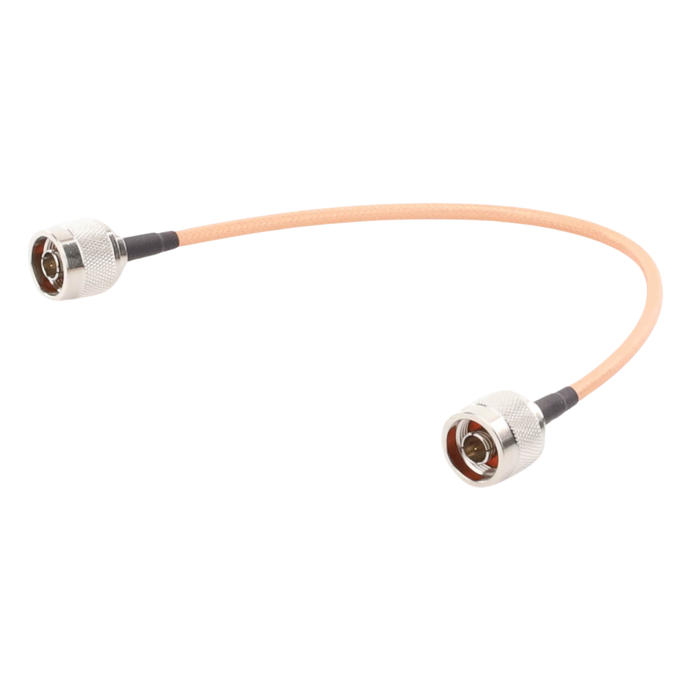 Jumper con Cable LP142 de 30 cm (11.81 pulgadas), con Conectores N Macho a N Macho.