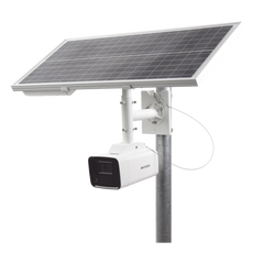 Kit Solar IP All in One / Cámara Bala ColorVu 4 Megapixel / Lente 4 mm / Panel Solar / Batería de Respaldo de Litio 23.2Ah (Hasta 24 Días) / Conexión 4G / Accesorios de Instalación
