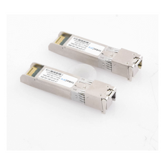 Transceptores Ópticos Bidireccionales SFP+ (Mini-Gbic) / Monomodo 1490 & 1550 nm / 10 Gbps / 10GBASE-BX / Conector LC/UPC Simplex / DDM / Hasta 80 km / 2 Piezas