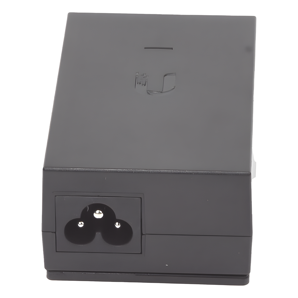 Adaptador PoE Ubiquiti de 48 VDC, 0.5 A, Fast Ethernet (10/100 Mbps)