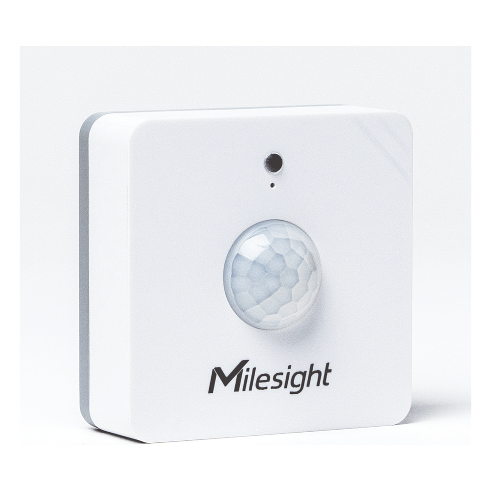 Sensor de Ocupación PIR y Luz LoRaWAN / Automatización de Iluminación para Edificios Inteligentes (BMS) / Detección 120° x 100° / 8 Metros / 1-60000 Lux