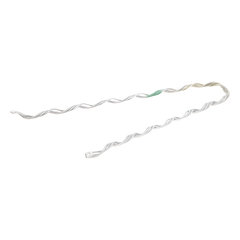 Remate Preformado de Acero Galvanizado para fibra Drop Redonda de &Phi; 3 mm