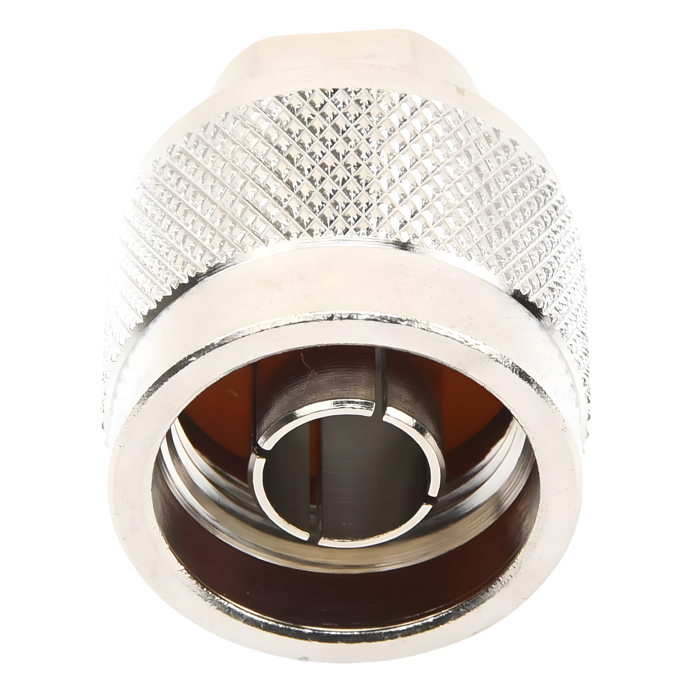 Conector N Macho de anillo plegable para cable RG-174/U, BELDEN 8216.