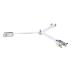 Brida para sujeción de retenida compatible con tramos STZ45, Galvanizado electrolítico.