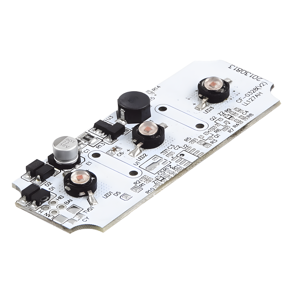 Tablilla de reemplazo con 3 LED color Ámbar para X605