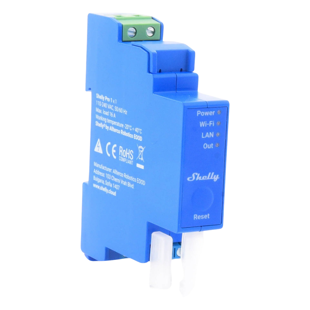 Relevador / Contacto Seco / Interruptor WIFI/ Industrial y residencial inteligente / Hasta 16A / Soporta Google y Alexa / Nube P2P y control Local / 1 canal y puerto ethernet